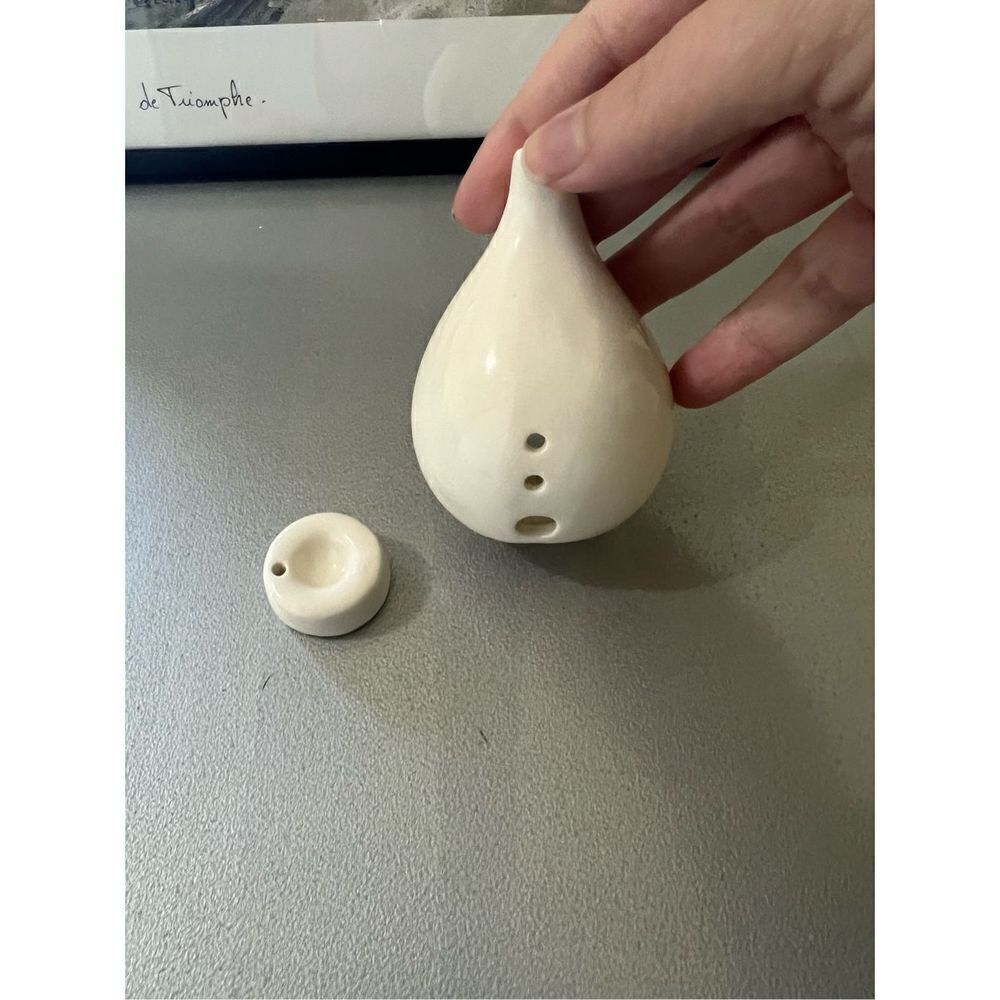 Ceramic Tear Drop Shaped Incense Holder‎ - Picture 3 of 10